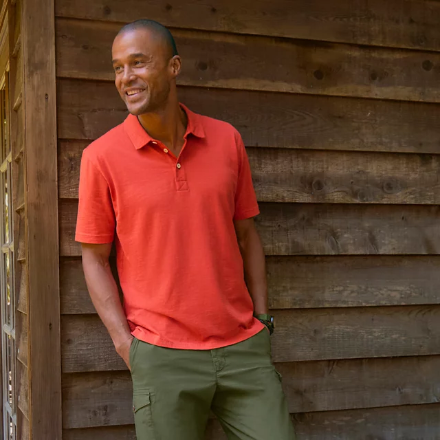 orvis Bromley Polo PAPAYA