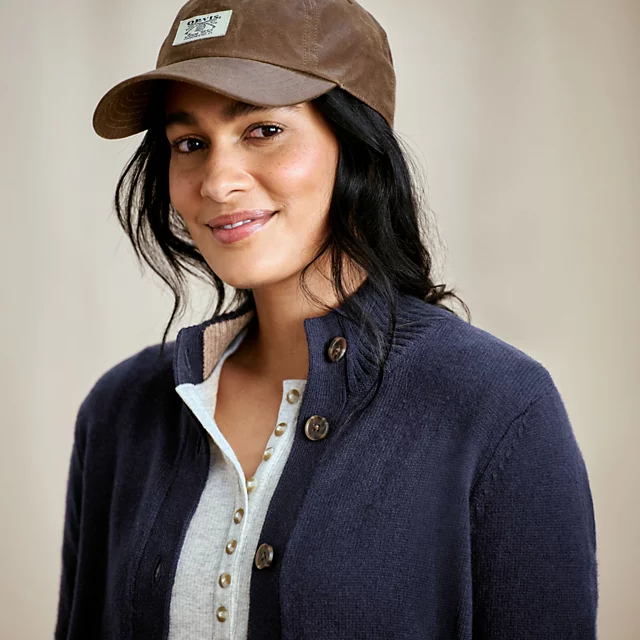 Orvis Brookside Button-Down Cardigan TRUE NAVY