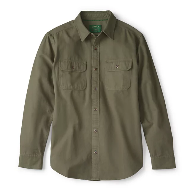 orvis Canvas Overshirt TARRAGON
