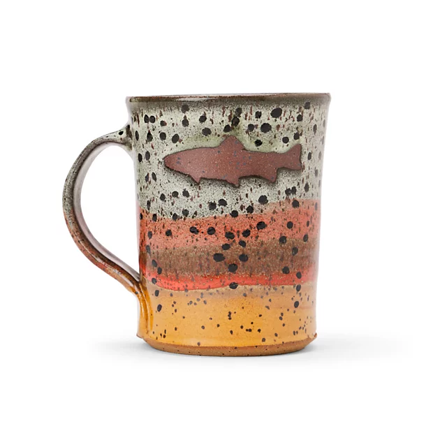 orvis Ceramic Trout Mug RAINBOW TROUT