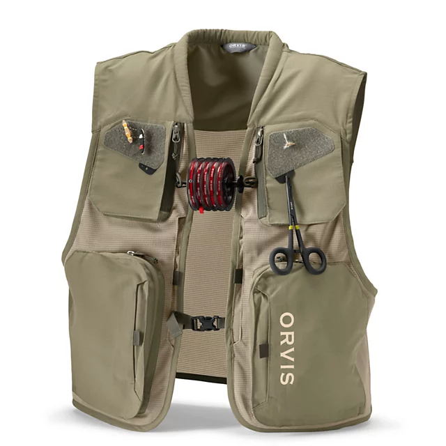 orvis Clearwater Mesh Vest DUSTY OLIVE