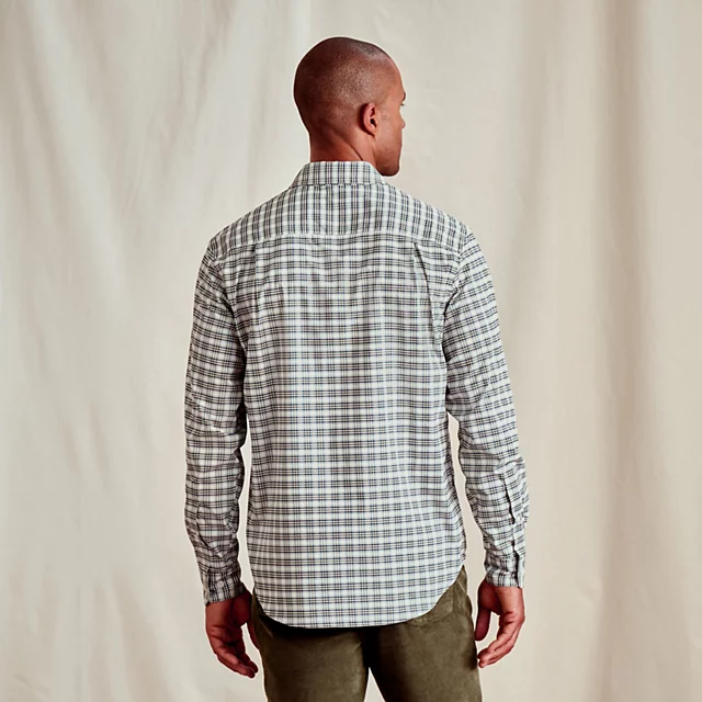 Orvis Comfort Zone Long-Sleeve Shirt SNOW/TARRAGON