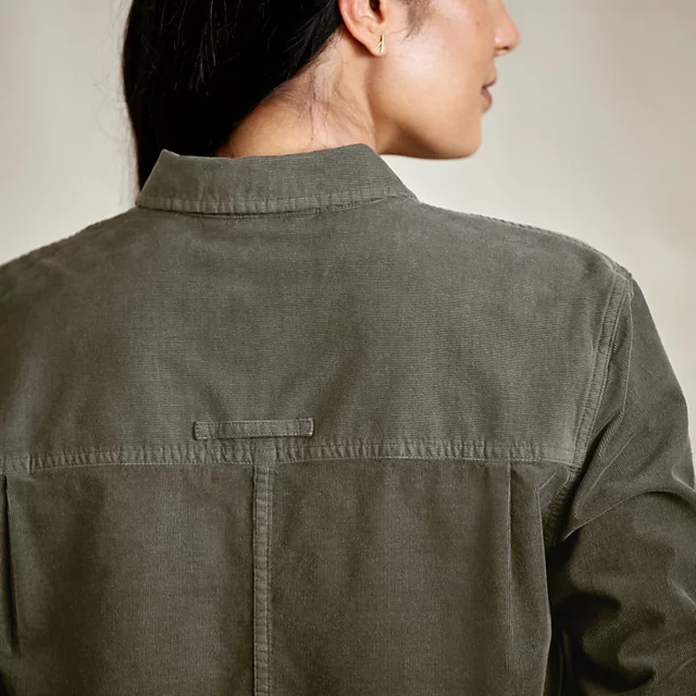 Orvis Corduroy Button-Down Long-Sleeve Shirt IVY