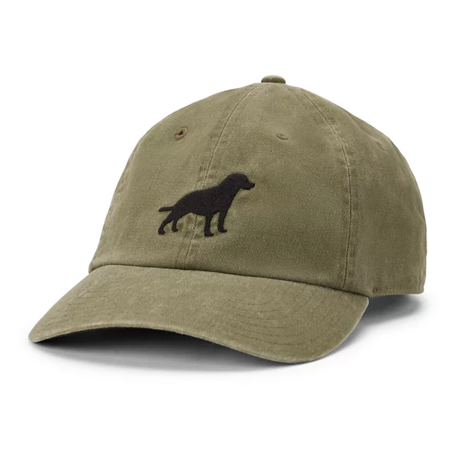 orvis Embroidered Lab Ball Cap MOSS