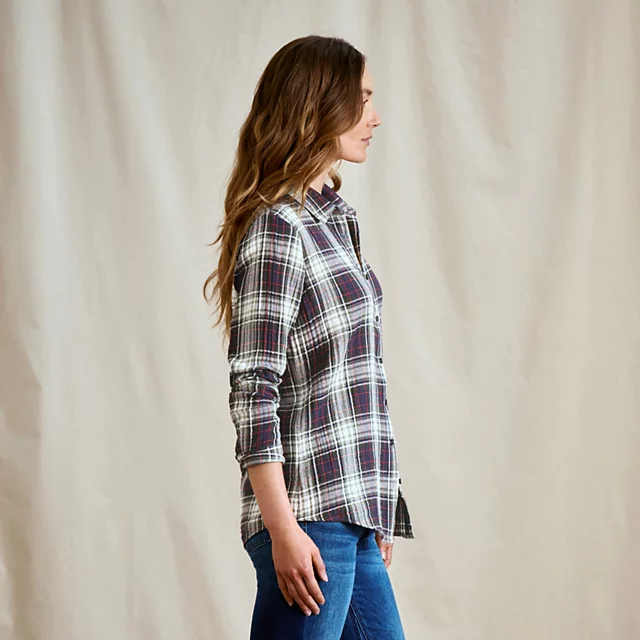 Orvis Every Season Gauze Shirt IVY/NAVY PLAID