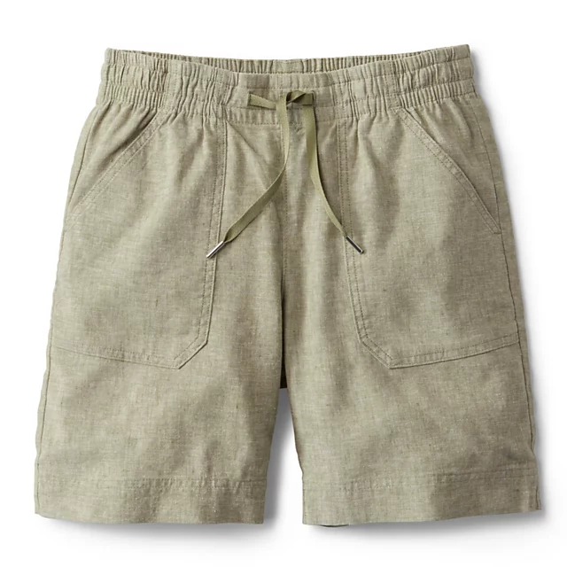 orvis Explorer Performance Linen 7" Shorts OLIVINE