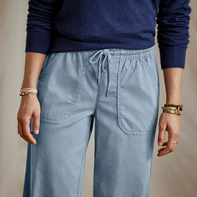 Orvis Explorer TENCEL™ Wide-Leg Pants BLUE HAZE