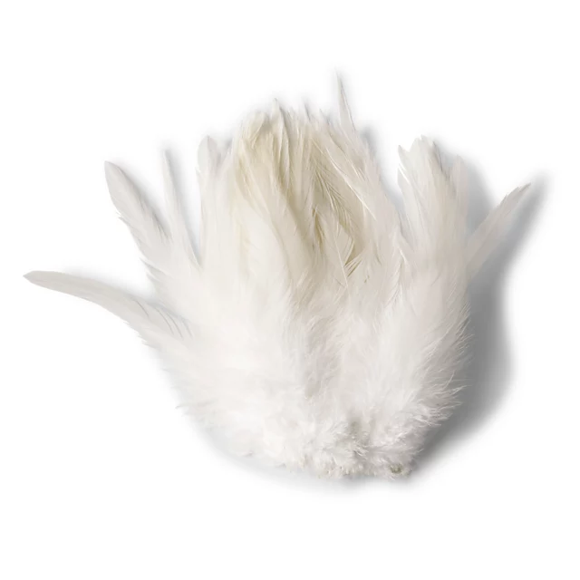 orvis Extra-Long Saddle Hackle WHITE