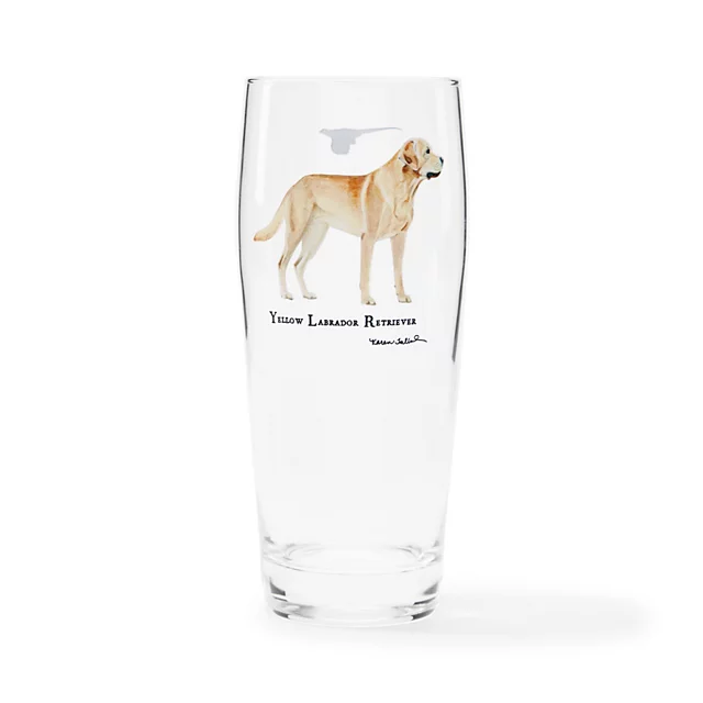 orvis Fetching Dog Imperial Pint Glass
