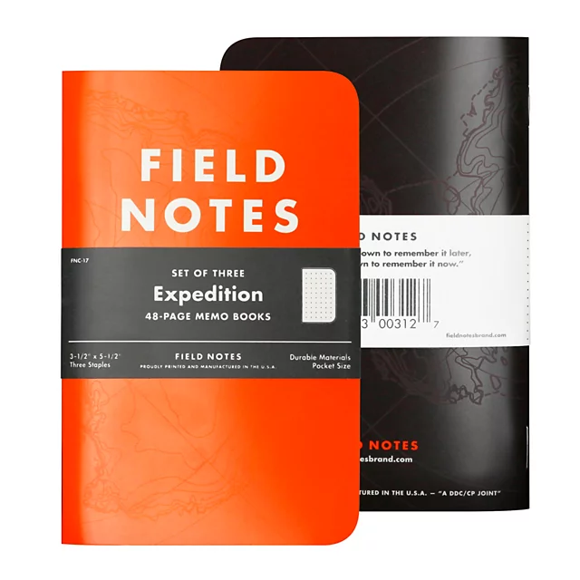 orvis Field Notes Waterproof Notebook 3-Pack