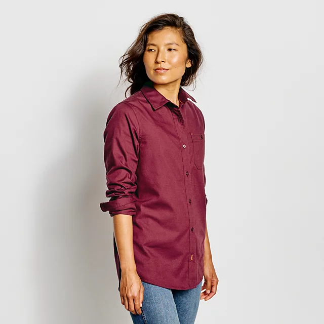 Orvis Flat Creek Flannel Work Shirt DESERT KHAKI