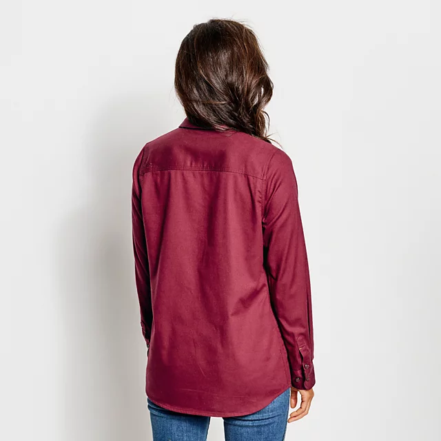 Orvis Flat Creek Flannel Work Shirt DESERT KHAKI