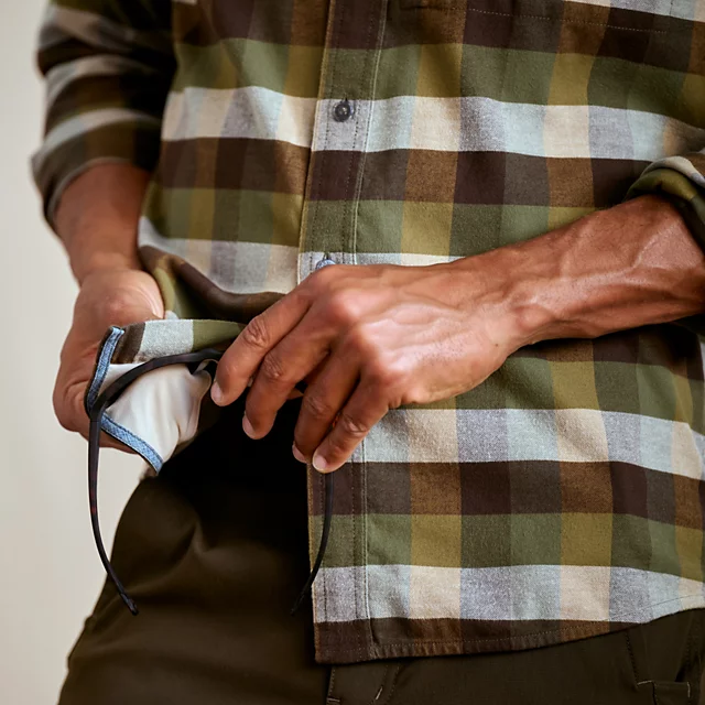 Orvis Flat Creek Tech Flannel Shirt TARRAGON/MOSS