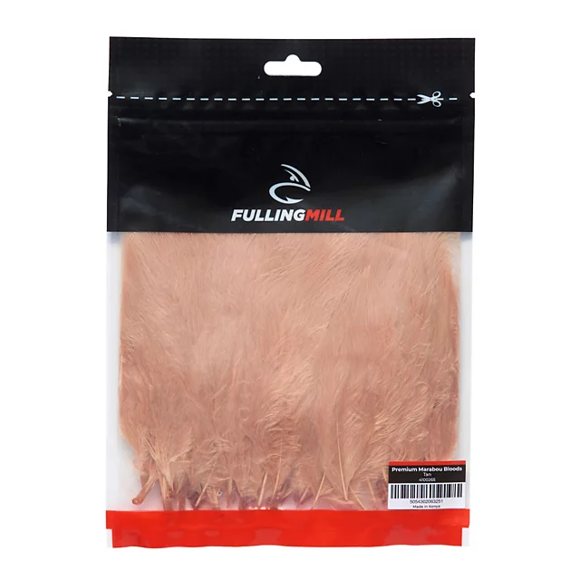 orvis Fulling Mill Premium Marabou Bloods TAN