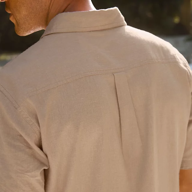 Orvis Hemp/TENCEL™ Short-Sleeve Shirt SHIITAKE