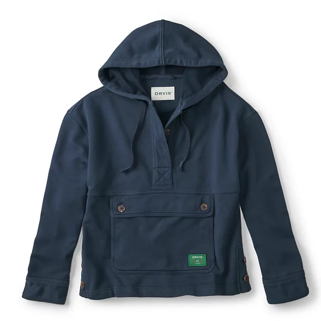 orvis Heritage Anorak Sweatshirt TRUE NAVY