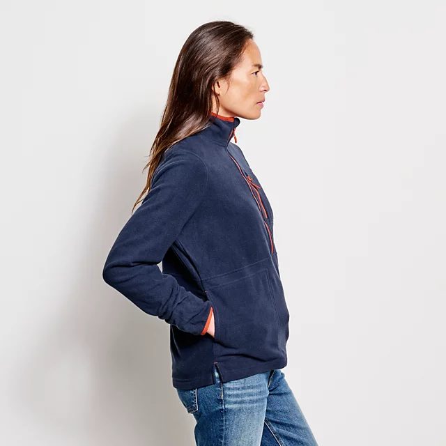 Orvis Hill Country Microfleece 1/2-Zip TRUE NAVY