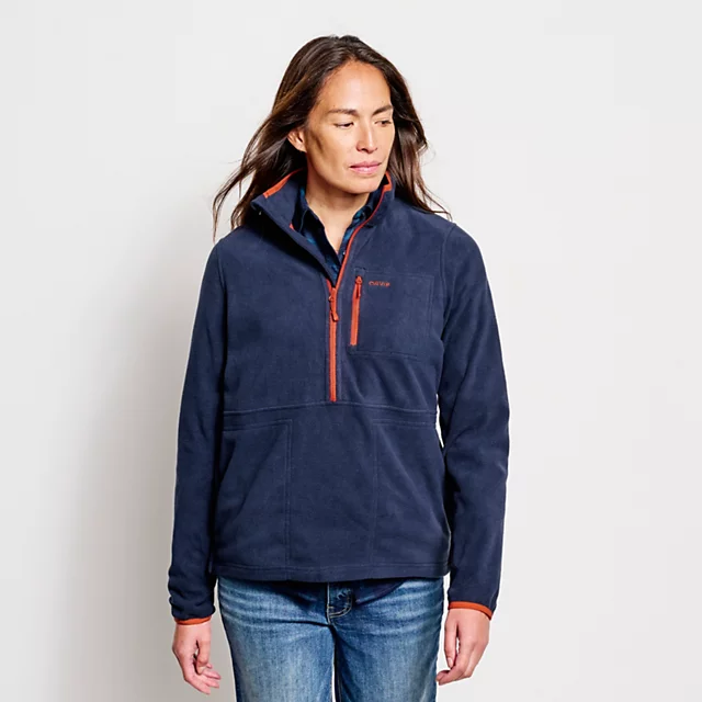 Orvis Hill Country Microfleece 1/2-Zip TRUE NAVY