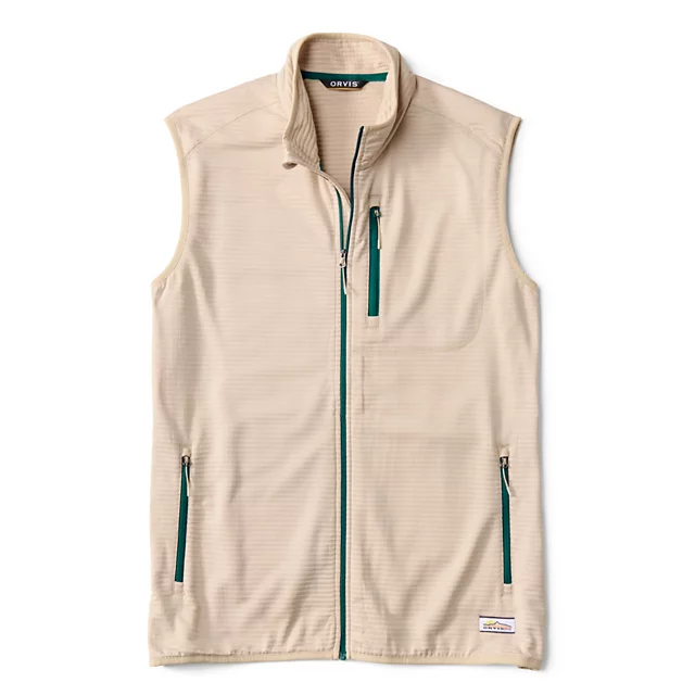 orvis Horseshoe Hills Fleece Vest PALE STONE