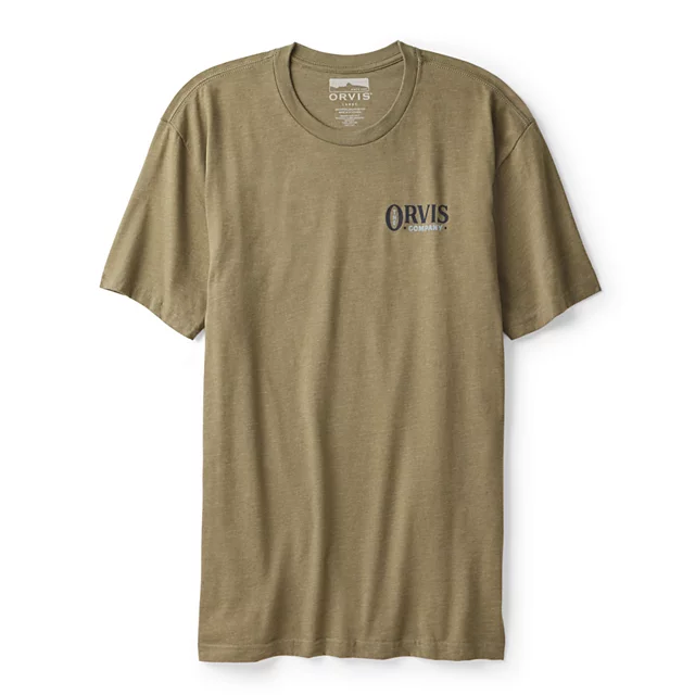 orvis Jumping Lab Graphic T-Shirt MOSS