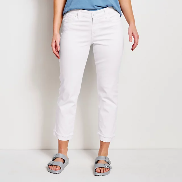orvis Kut from the Kloth® Amy Cropped Jeans WHITE