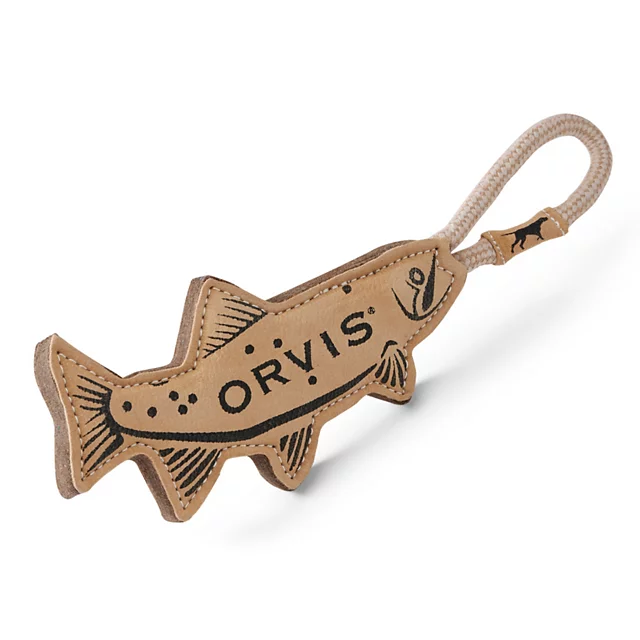 orvis Leather Fish Toy