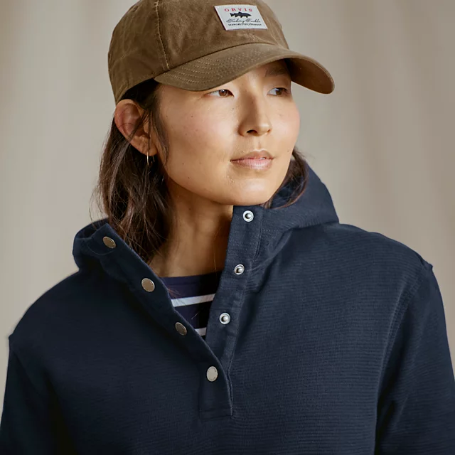 Orvis Lightweight Pullover Hoodie TRUE NAVY