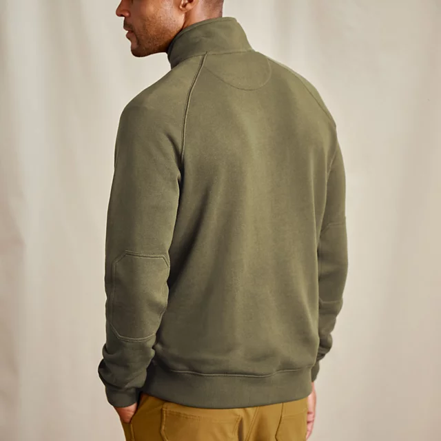 Orvis Men’s Campfire 1/4-Zip Sweatshirt TARRAGON