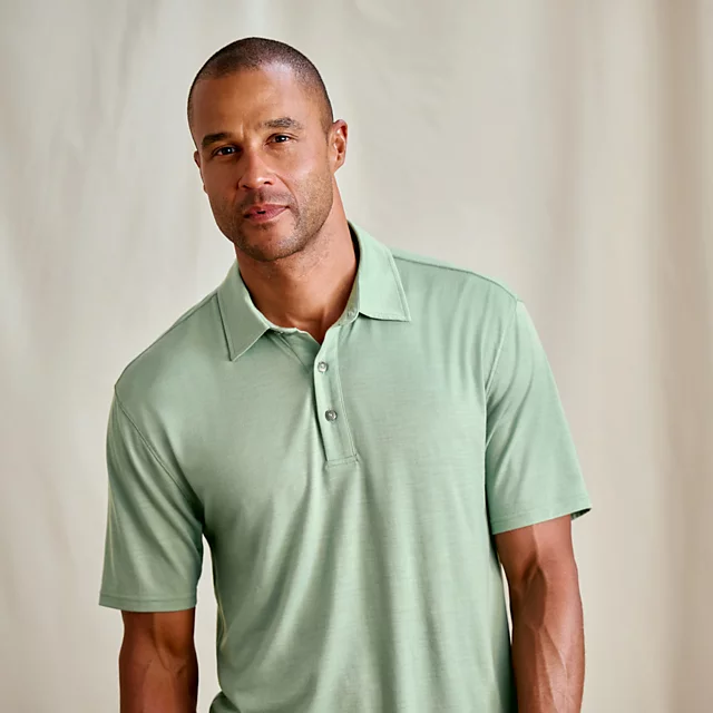 Orvis Men’s Outbound Merino Polo ALOE