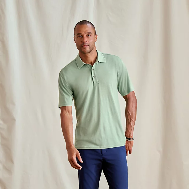 Orvis Men’s Outbound Merino Polo ALOE