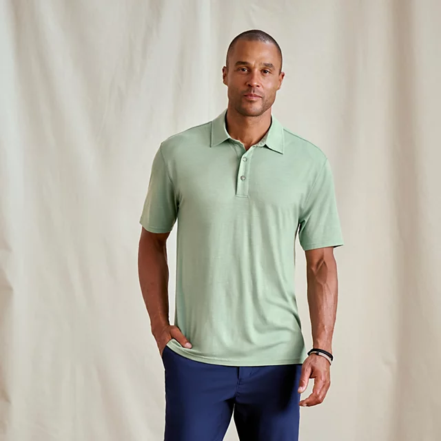 orvis Men’s Outbound Merino Polo ALOE