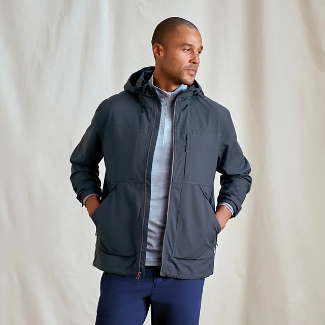 orvis Men’s Outbound Pack & Go Jacket CARBON