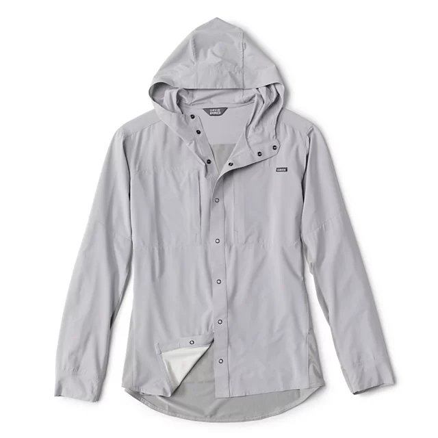 orvis Men's PRO Hybrid Hoodie TITANIUM
