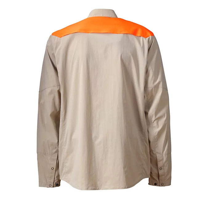 Orvis Men’s PRO LT Upland Shirt BLAZE/SAND