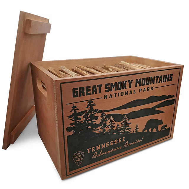 Orvis National Parks Fatwood Wooden Crate