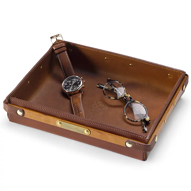orvis No. 120 Leather Valet Tray