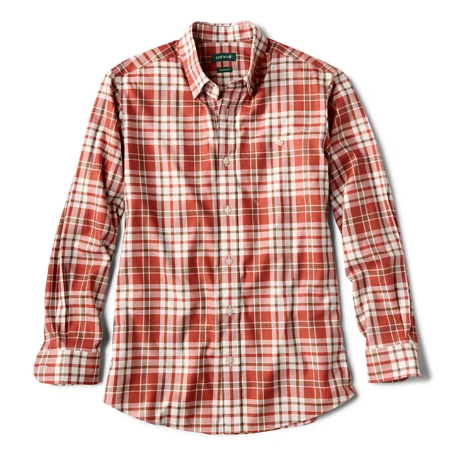 orvis No-Work Long-Sleeve Shirt RUSSET
