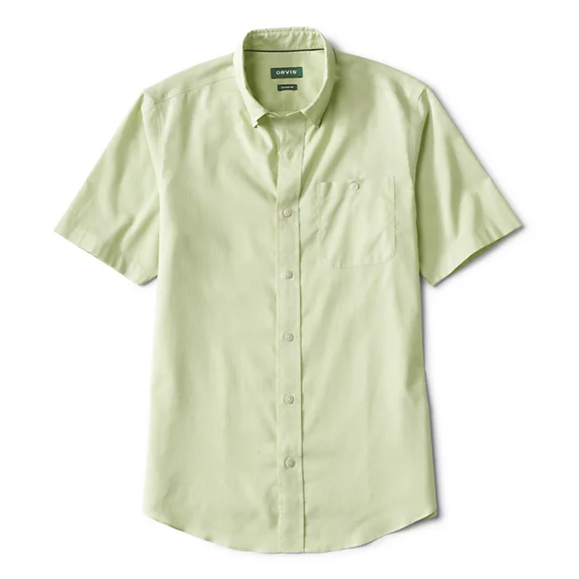 orvis No-Work Short-Sleeve Shirt LIME