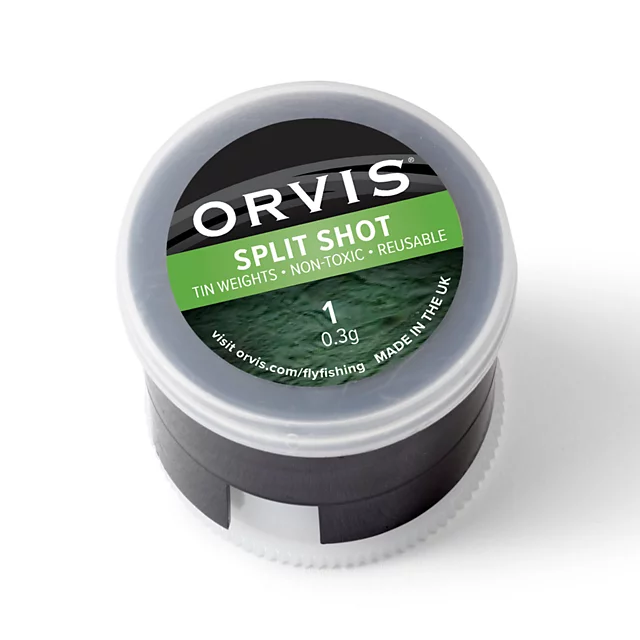 orvis Orvis Non-Toxic Split Shot - Orvis Split Shot BLACK