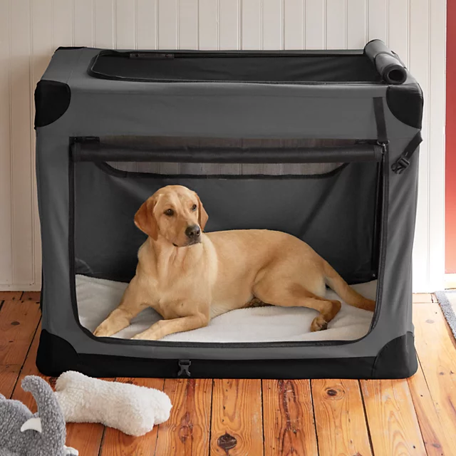 orvis Orvis Hose-Off Folding Travel Crate GRAY