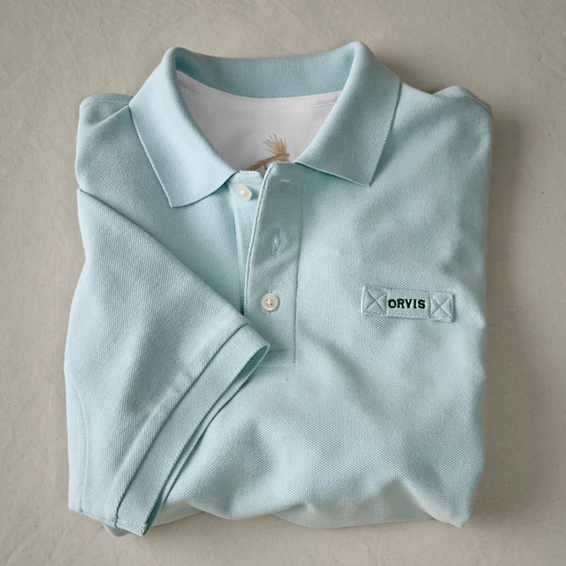 Orvis Orvis Signature Softest Polo BLUE MIST