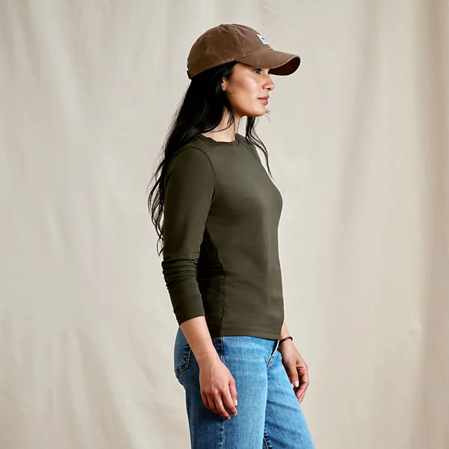 Orvis Perfect Long-Sleeve Crew IVY