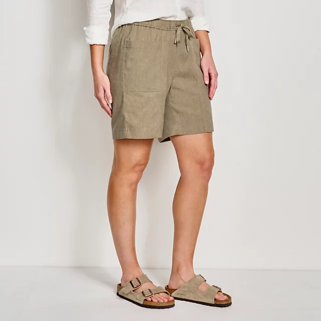 Orvis Performance Linen 6" Shorts DUSTY BLUE