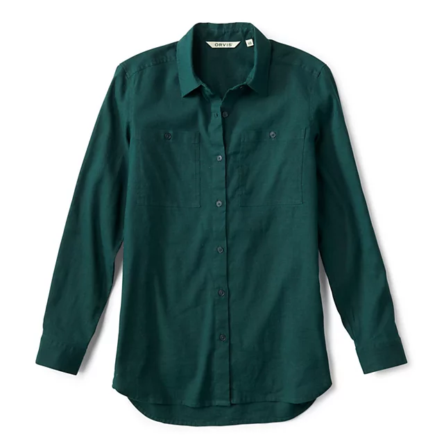 orvis Performance Linen Tunic PEACOCK