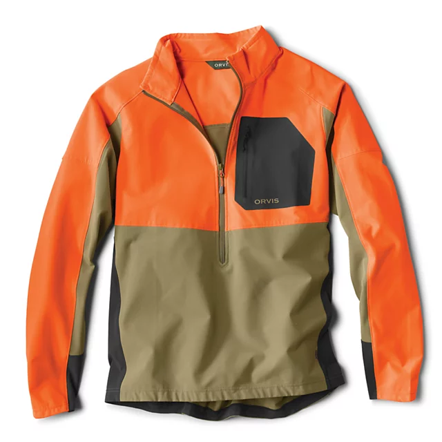 orvis PRO LT Softshell Pullover TAN/BLAZE