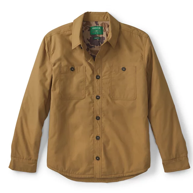 orvis Quest Quilted Shirt Jacket FIELD KHAKI