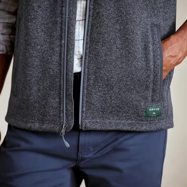 Orvis R65™ Sweater Fleece Vest BLUE HAZE