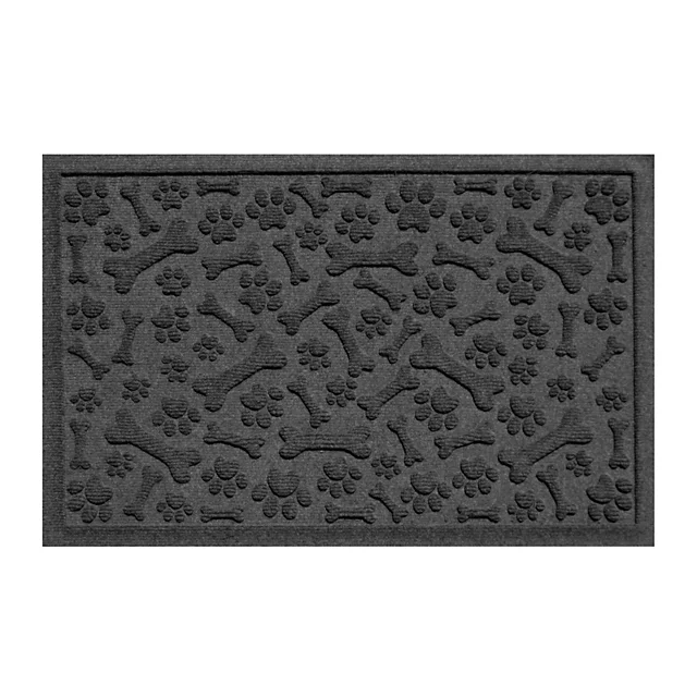orvis Recycled WaterHog® Paws & Bones Mat CHARCOAL