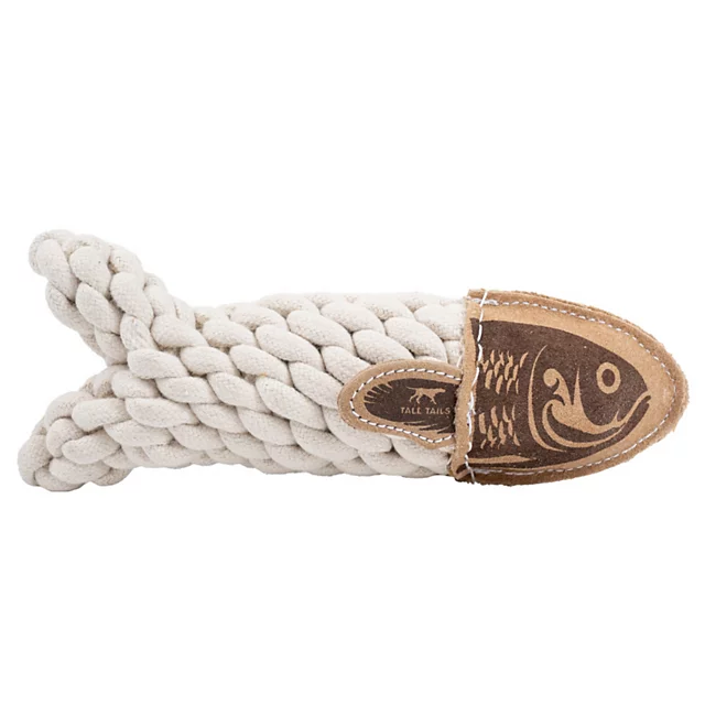 orvis Rope Crunch Fish Dog Toy