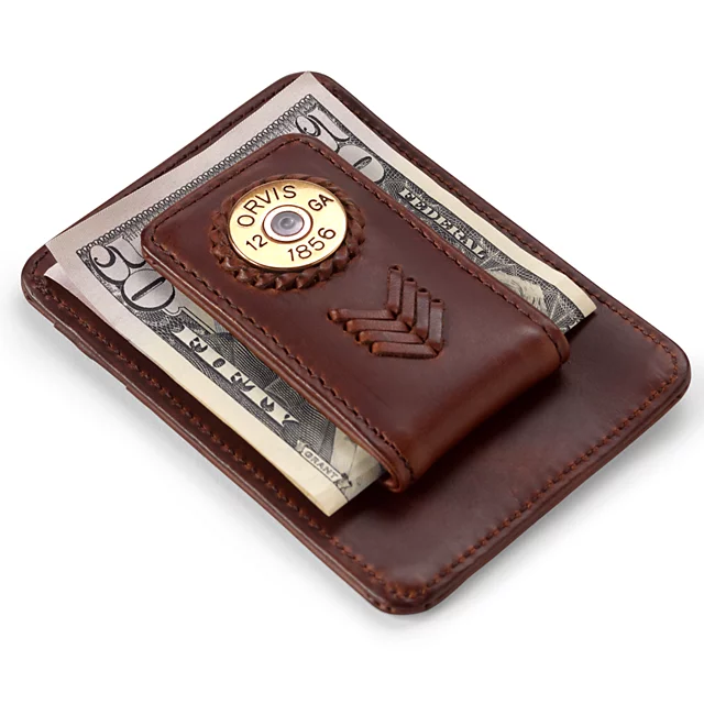 orvis Shotshell Money Clip BROWN